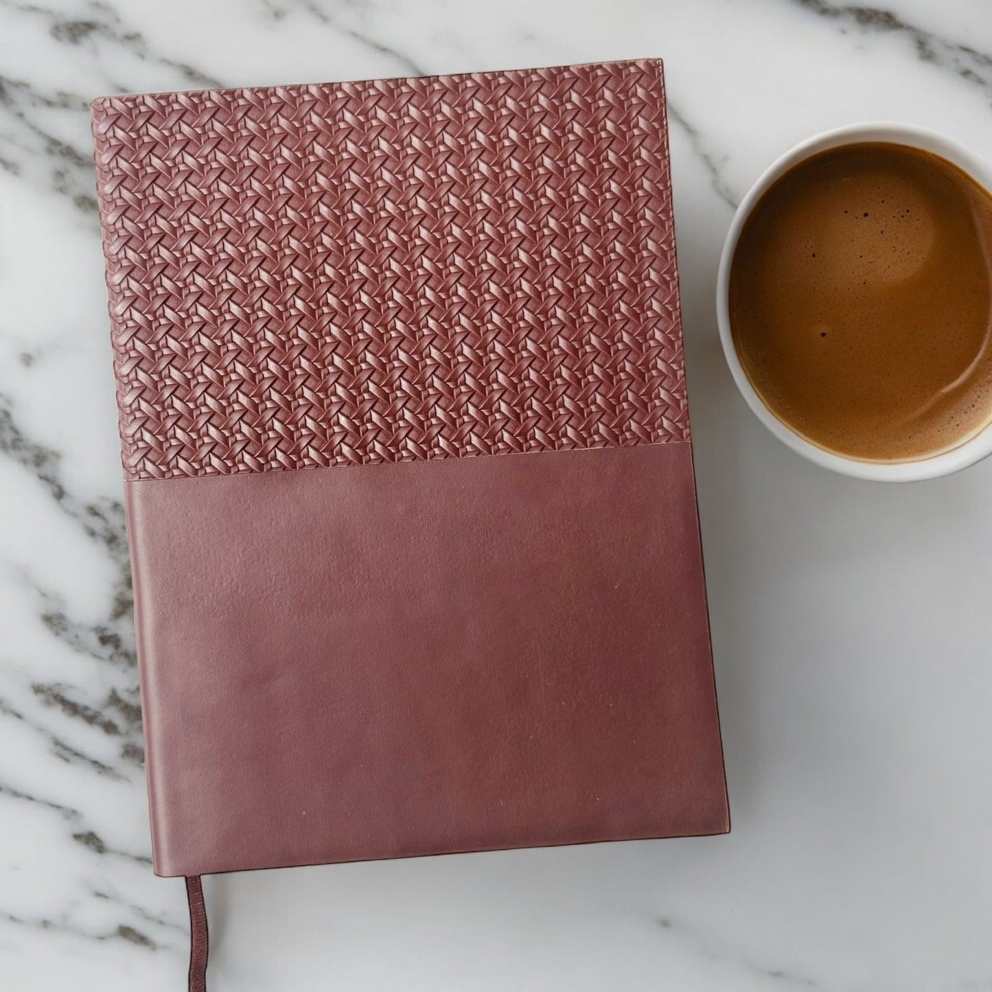 Brown Weave - A5 Notebook - Karigar Chiriyaa