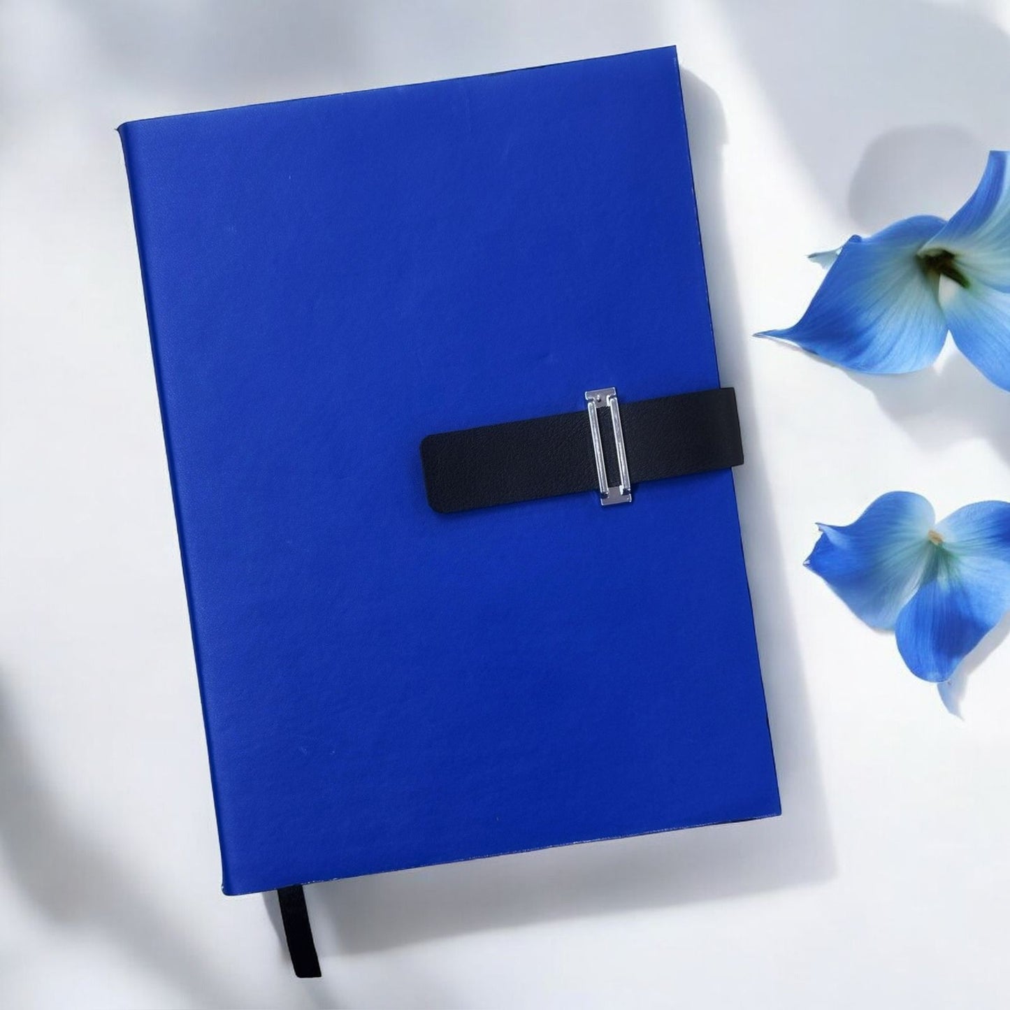 Half Blue Black - A5 Notebook - Karigar Chiriyaa