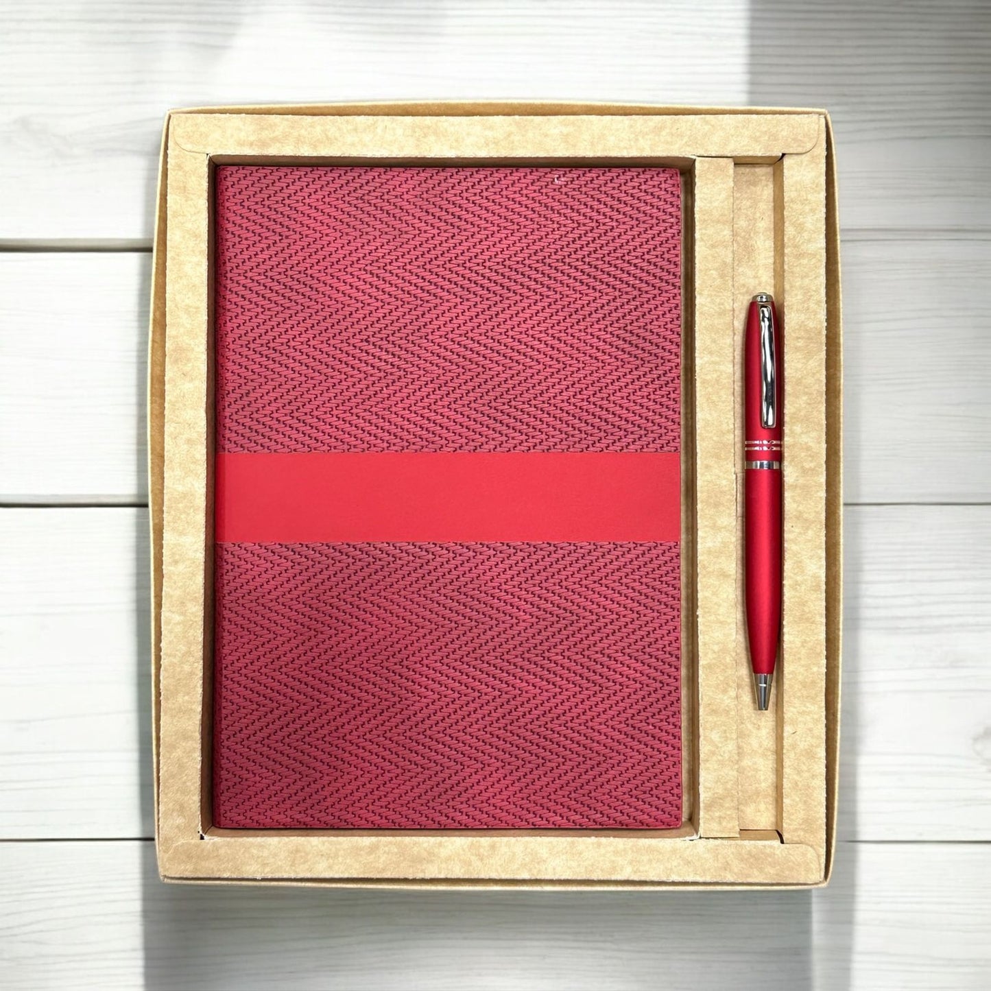 Red Strip 2 in 1 Set - Karigar Chiriyaa