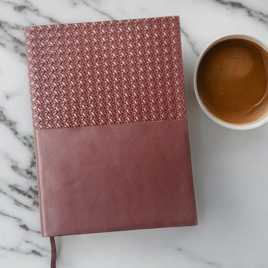 Brown Weave - A5 Notebook - Karigar Chiriyaa