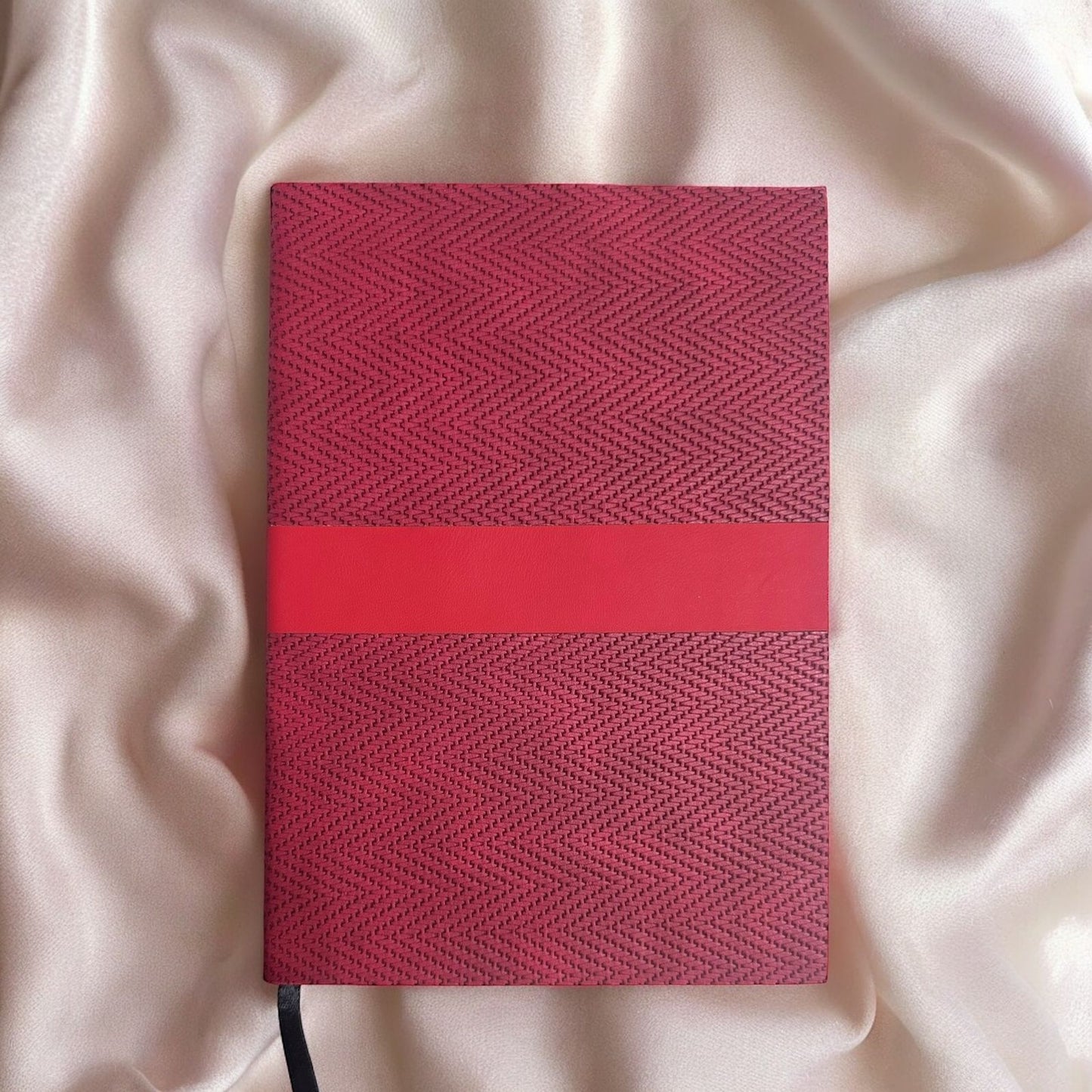 Red Strip - A5 Notebook - Karigar Chiriyaa