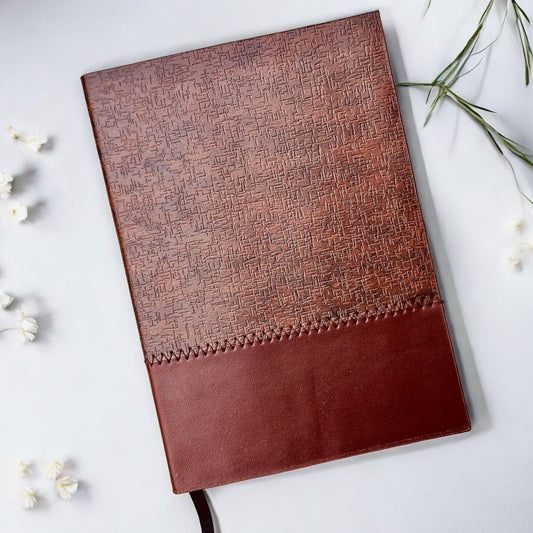 Woody Brown - A5 Notebook - Karigar Chiriyaa