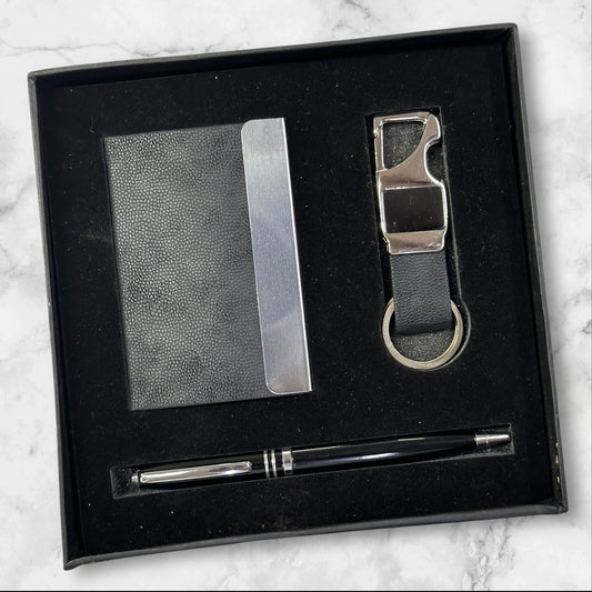 Black Dot 3 in 1 Gift Set - Karigar Chiriyaa