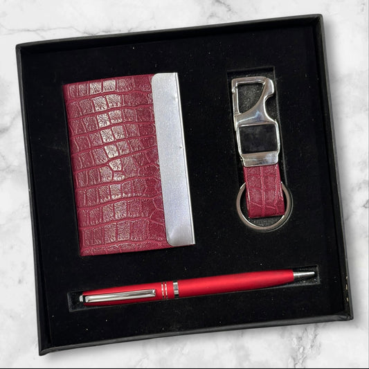 Cherry Croco 3 in 1 Gift Set - Karigar Chiriyaa