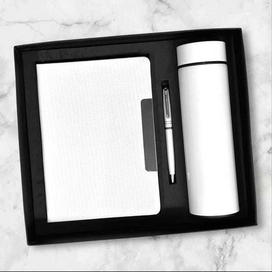 White Lizard Notebook 3 in 1 Gift Set